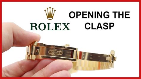 chiusura jubilee rolex|How to open Rolex Day.